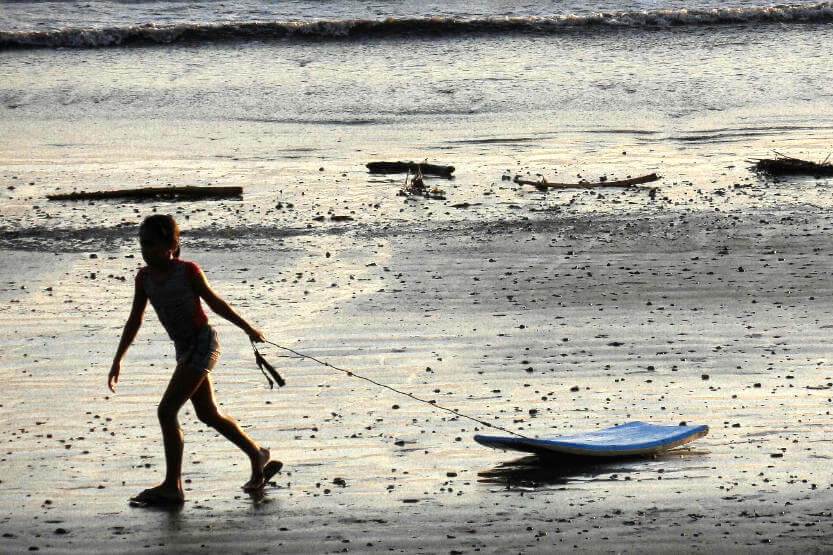 Surfing near Playa Los Angeles Colombia